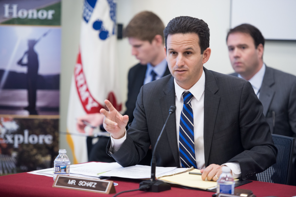 Hawaii Senator Brian Schatz. Arlington National Cemetery | Flickr